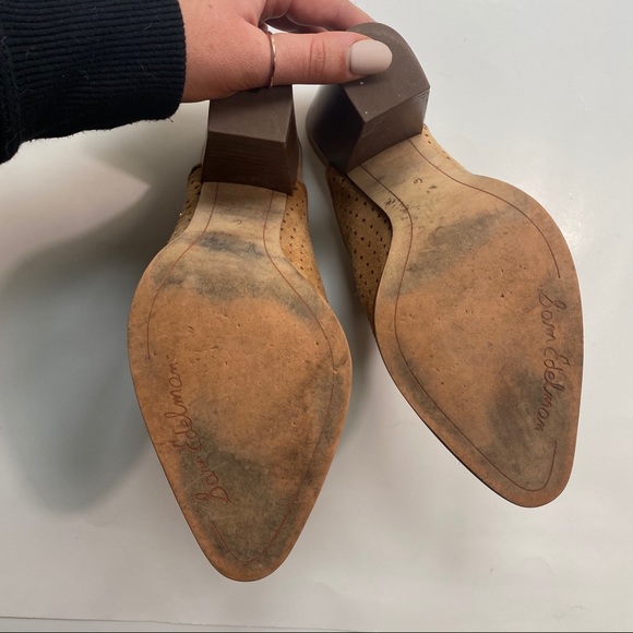 Sam Edelman Tan Suede Mule size 6 - Picture 8 of 9